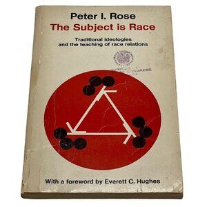 The Subject is Race Traditional Ideologies Teaching Race Relations Peter Rose